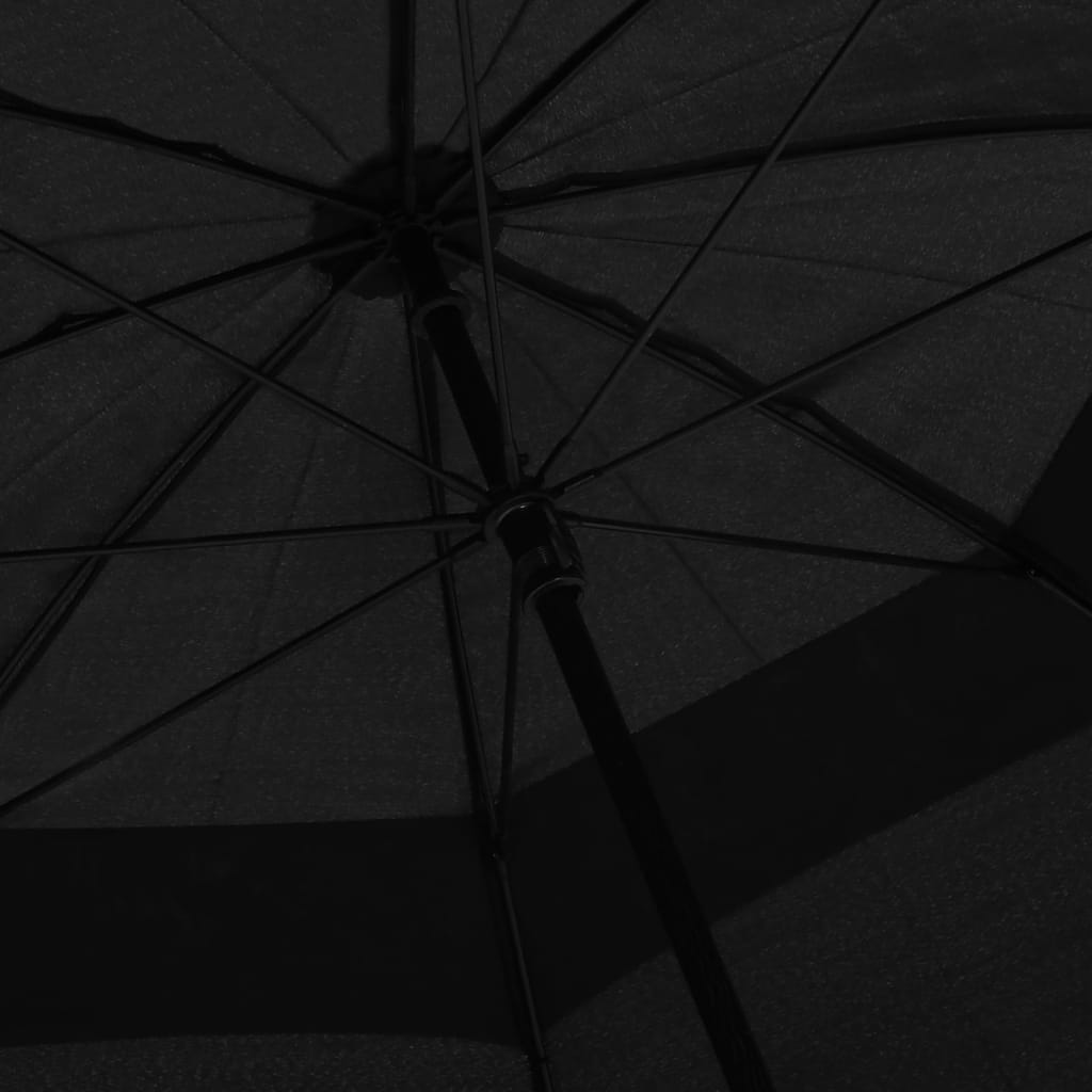 vidaXL Umbrelă, negru, 130 cm vidaXL Umbrelă, negru, 130 cm