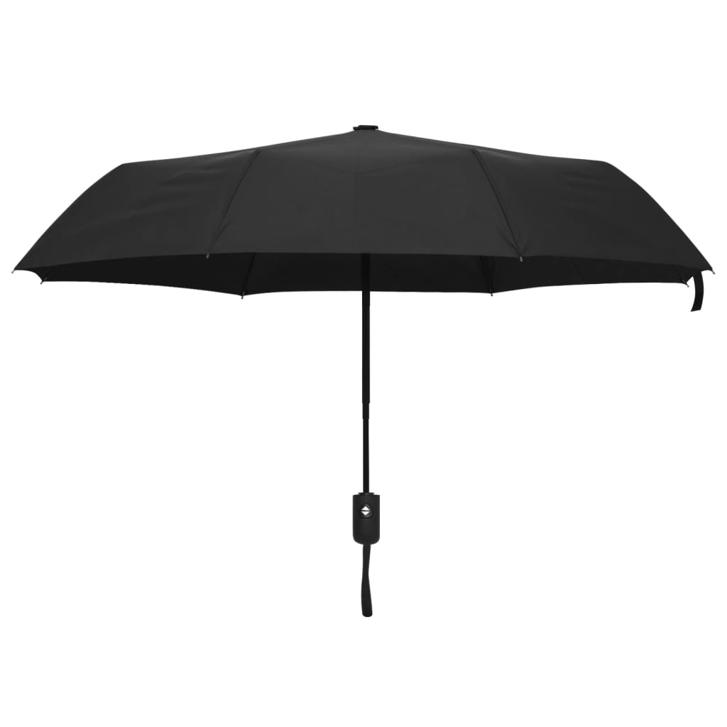 vidaXL Umbrelă pliabilă automată, negru, 95 cm vidaXL Umbrelă pliabilă automată, negru, 95 cm