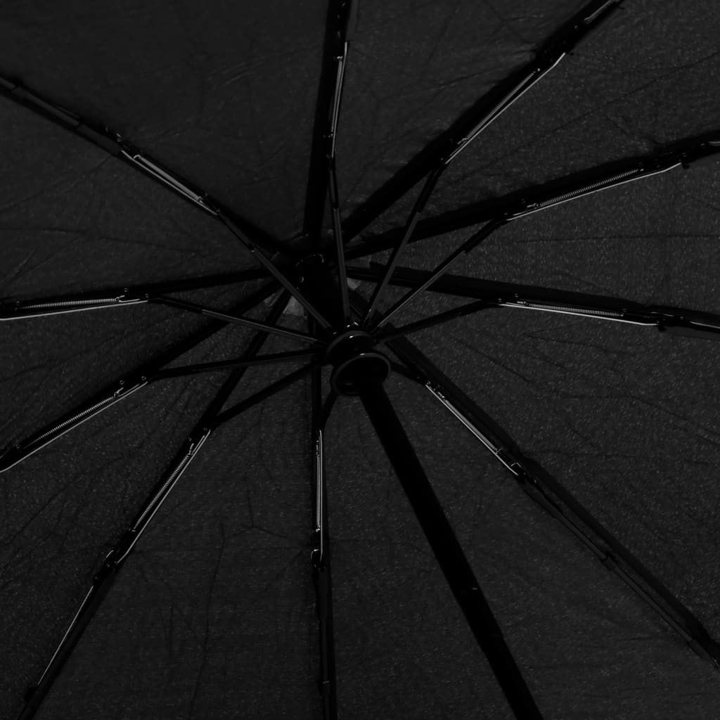 vidaXL Umbrelă pliabilă automată, negru, 104 cm vidaXL Umbrelă pliabilă automată, negru, 104 cm