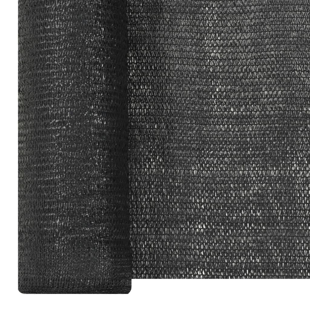 vidaXL Plasă protecție intimitate, negru, 1,2x10 m, HDPE, 150 g/m² vidaXL Plasă protecție intimitate, negru, 1,2x10 m, HDPE, 150 g/m²