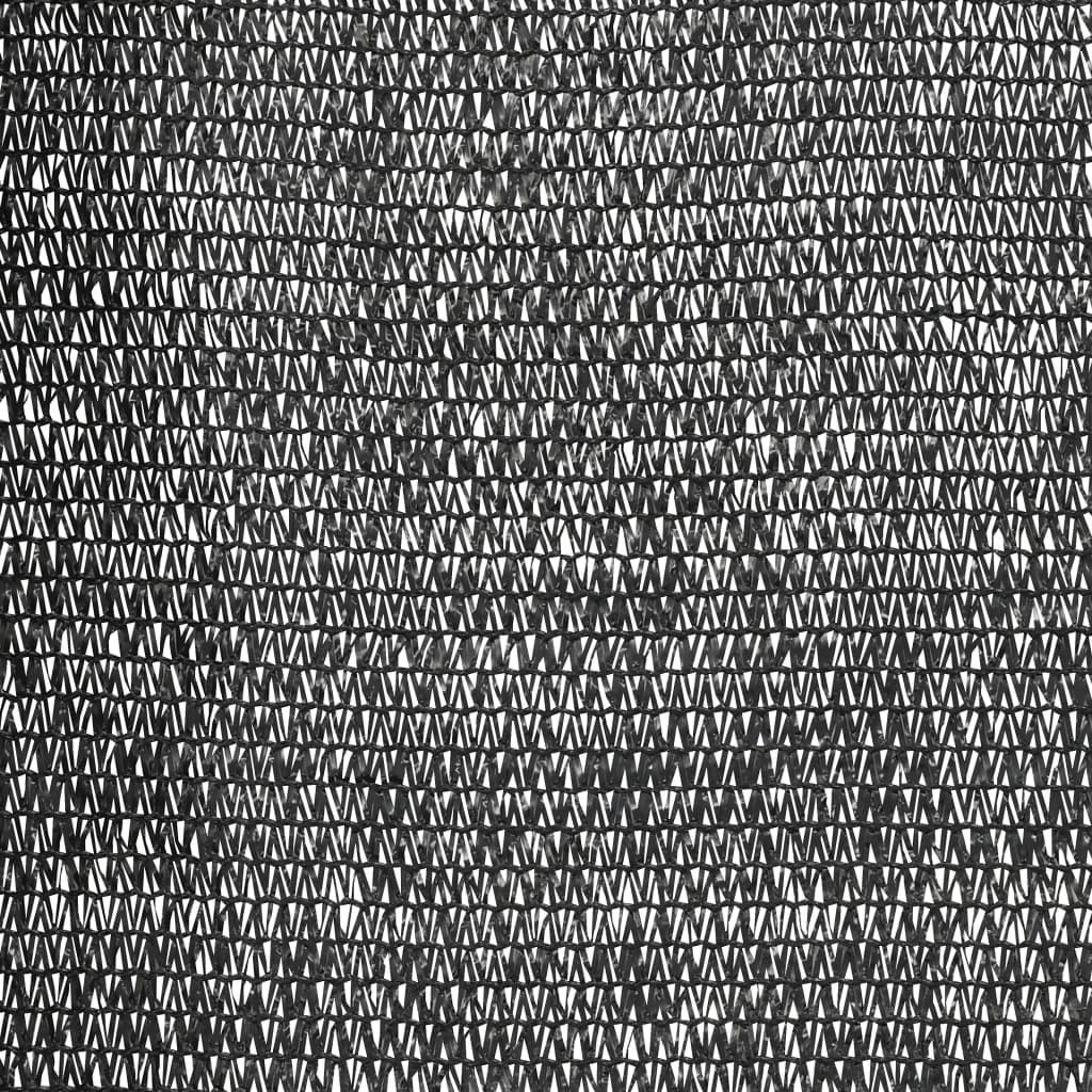 vidaXL Plasă protecție intimitate, negru, 1,5x50 m, HDPE, 150 g/m²