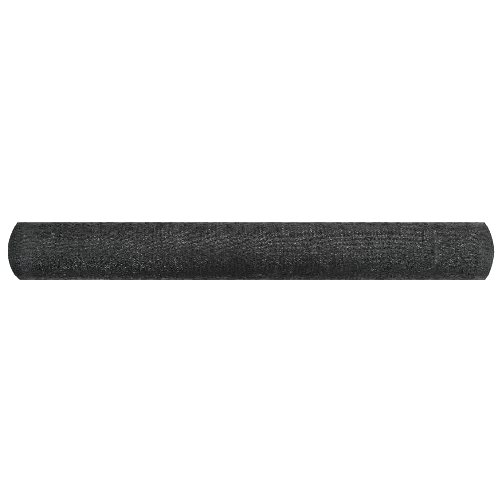 vidaXL Plasă protecție intimitate, negru, 1,8x25 m, HDPE, 195 g/m² vidaXL Plasă protecție intimitate, negru, 1,8x25 m, HDPE, 195 g/m²