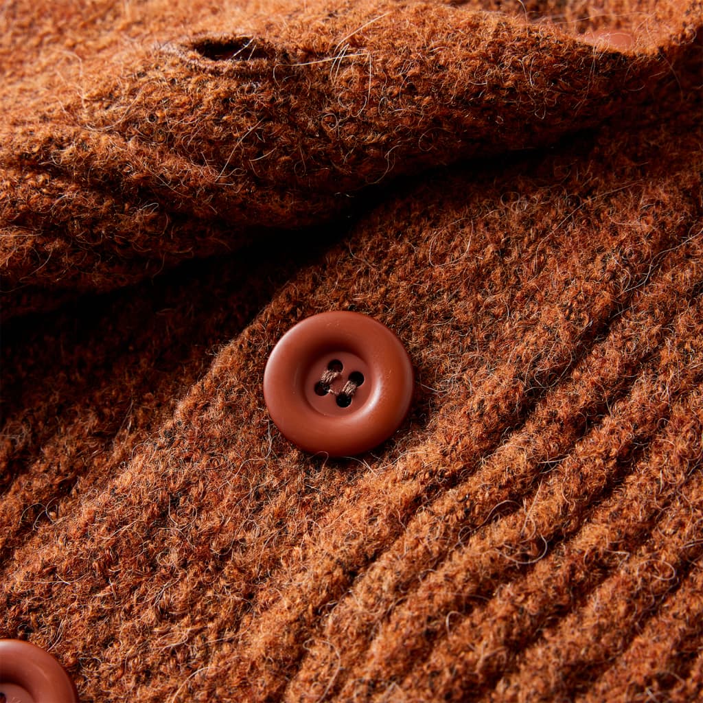 Cardigan tricotat pentru copii, coniac, 116