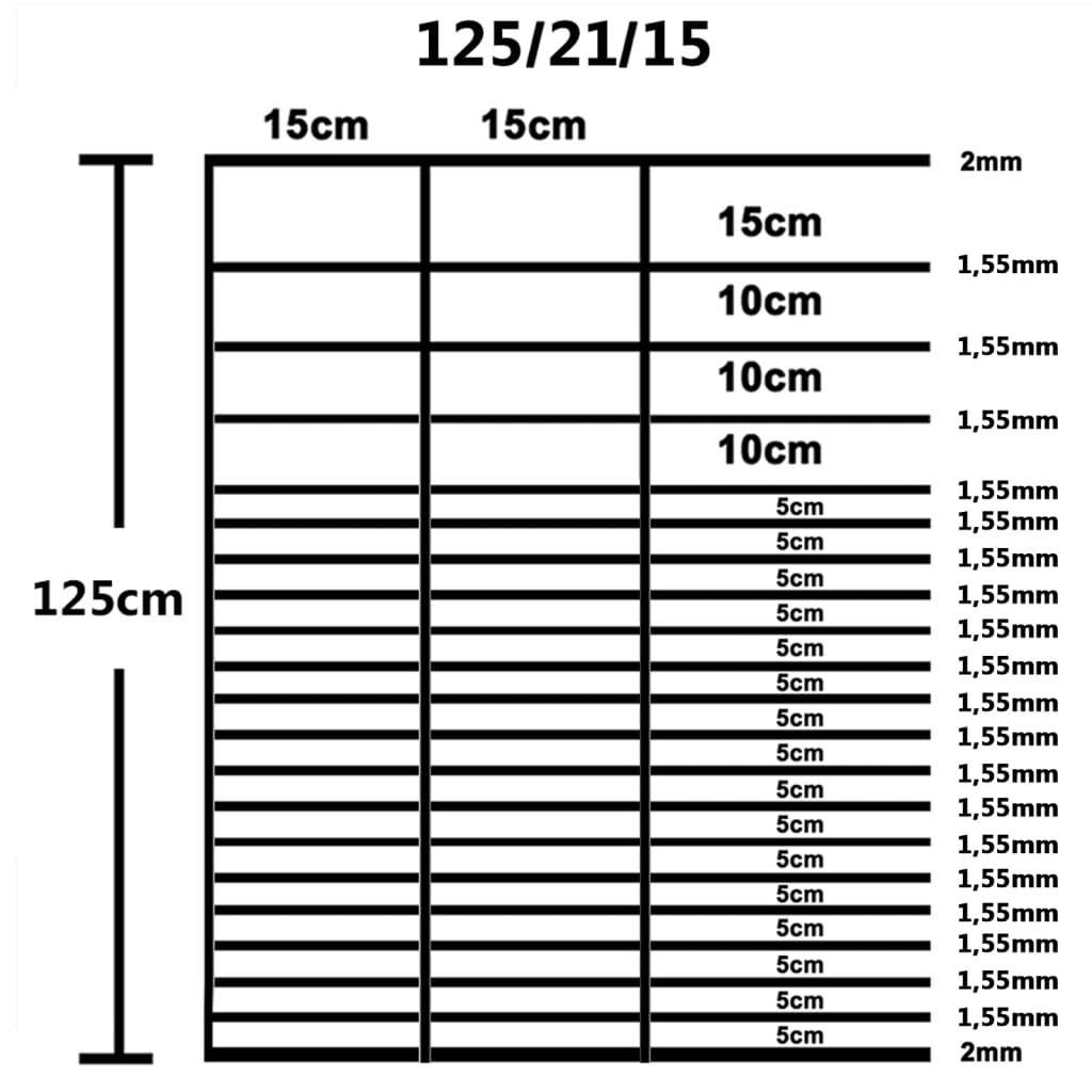vidaXL Gard de grădină, argintiu, 50x1,25 m, oțel galvanizat vidaXL Gard de grădină, argintiu, 50x1,25 m, oțel galvanizat