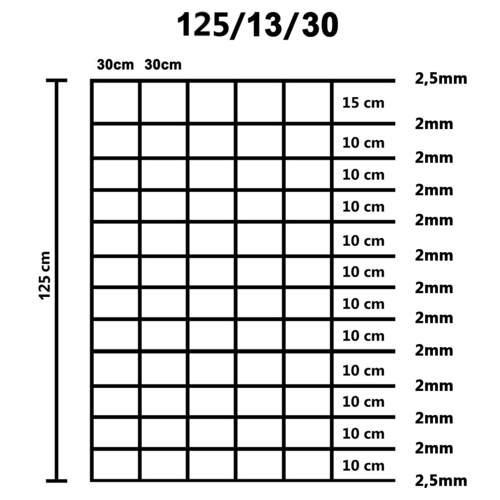 vidaXL Gard de grădină, argintiu, 50x1,25 m, oțel zincat vidaXL Gard de grădină, argintiu, 50x1,25 m, oțel zincat