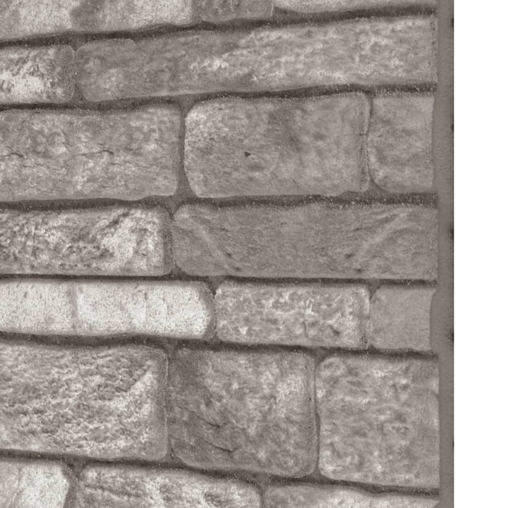 vidaXL Panouri de perete 3D, model cărămidă, gri închis, 10 buc., EPS vidaXL Panouri de perete 3D, model cărămidă, gri închis, 10 buc., EPS