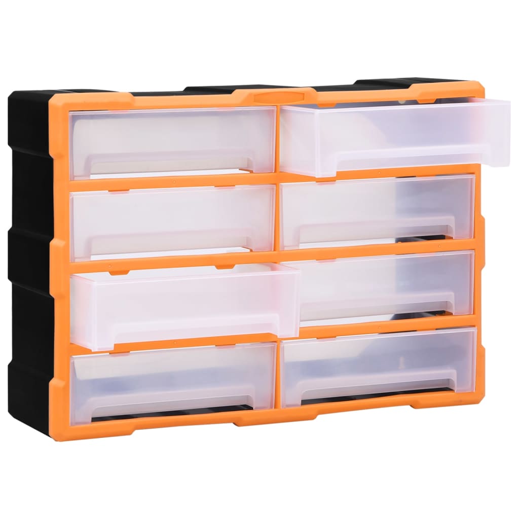 vidaXL Organizator cu 8 sertare mari, 52x16x37 cm vidaXL Organizator cu 8 sertare mari, 52x16x37 cm