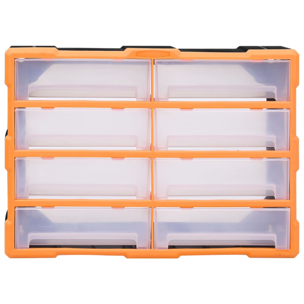 vidaXL Organizator cu 8 sertare mari, 52x16x37 cm vidaXL Organizator cu 8 sertare mari, 52x16x37 cm