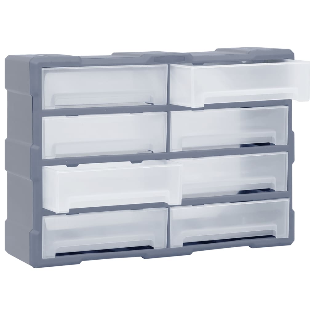 vidaXL Organizator cu 8 sertare mari, 52x16x37 cm vidaXL Organizator cu 8 sertare mari, 52x16x37 cm