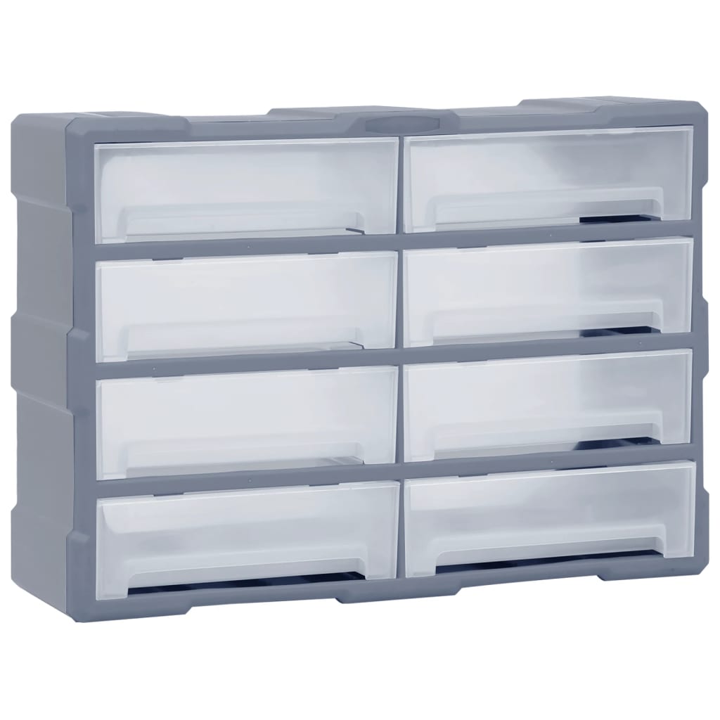 vidaXL Organizator cu 8 sertare mari, 52x16x37 cm vidaXL Organizator cu 8 sertare mari, 52x16x37 cm