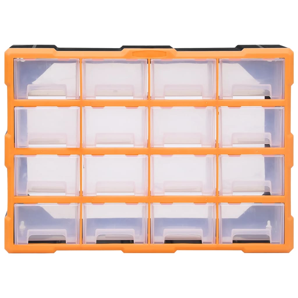 vidaXL Organizator cu 16 sertare medii, 52x16x37 cm vidaXL Organizator cu 16 sertare medii, 52x16x37 cm