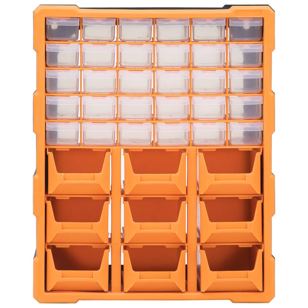 vidaXL Organizator cu 39 de sertare, 38x16x47 cm vidaXL Organizator cu 39 de sertare, 38x16x47 cm
