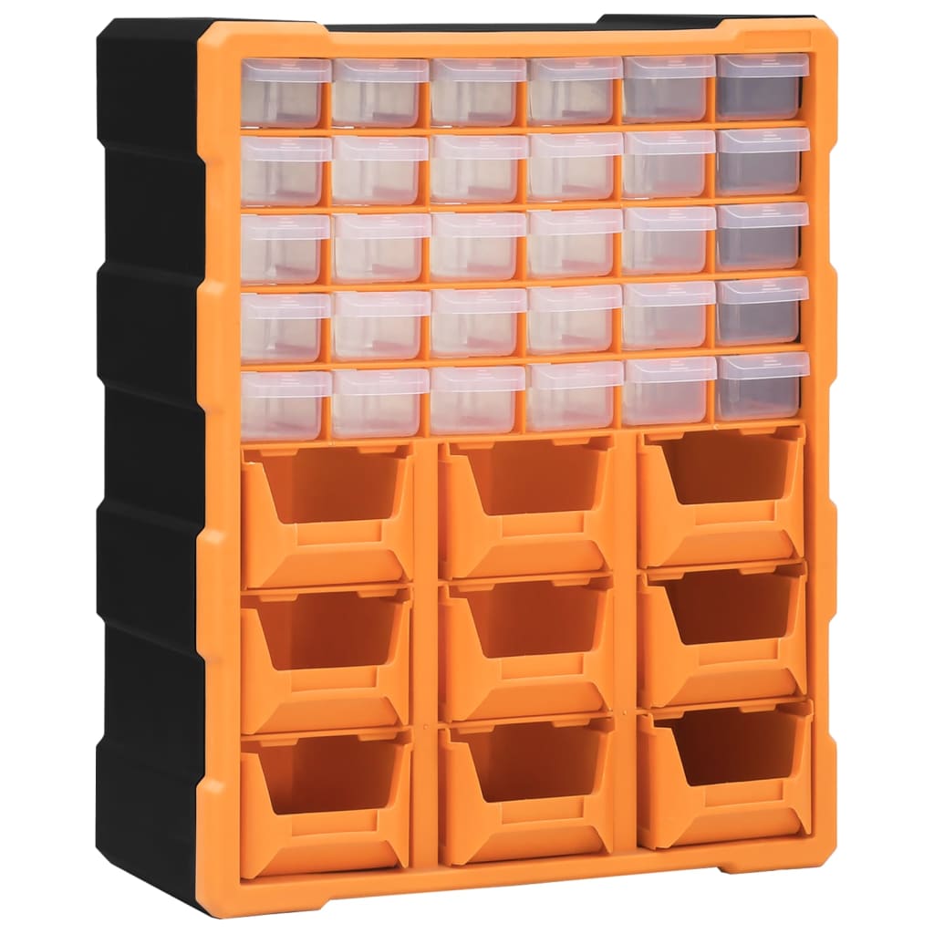vidaXL Organizator cu 39 de sertare, 38x16x47 cm vidaXL Organizator cu 39 de sertare, 38x16x47 cm