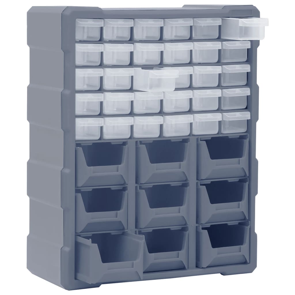 vidaXL Organizator cu 39 de sertare, 38x16x47 cm vidaXL Organizator cu 39 de sertare, 38x16x47 cm