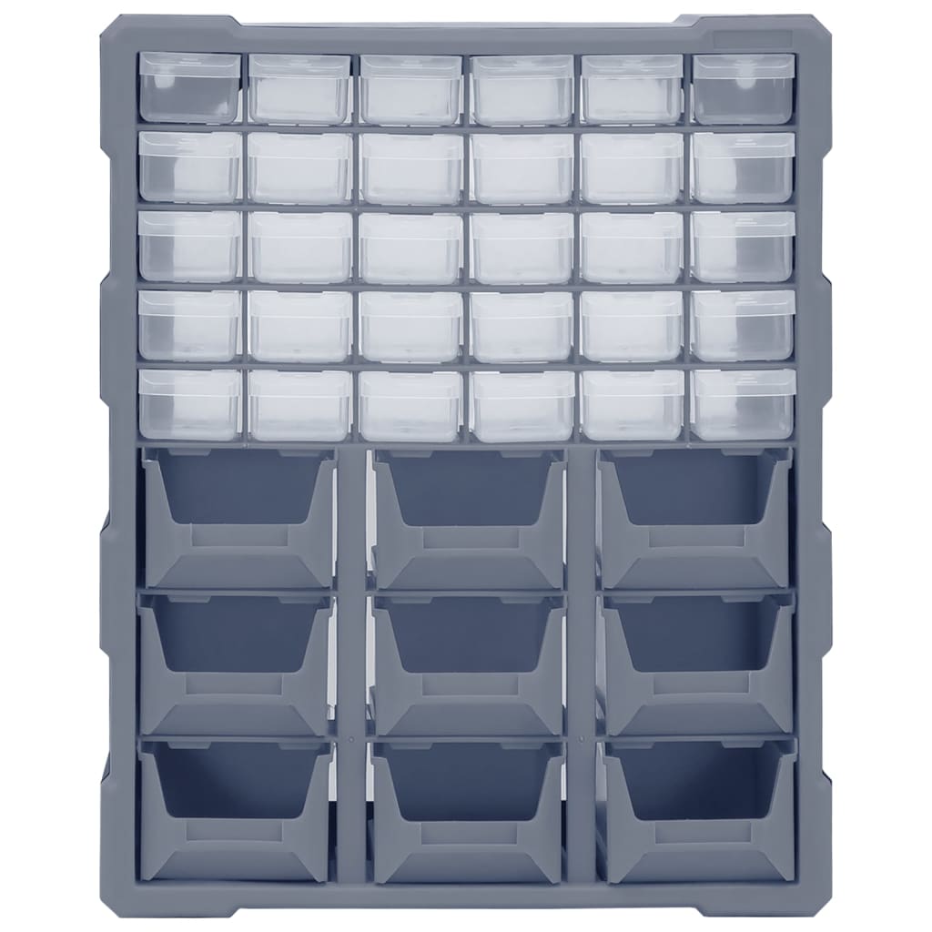 vidaXL Organizator cu 39 de sertare, 38x16x47 cm vidaXL Organizator cu 39 de sertare, 38x16x47 cm