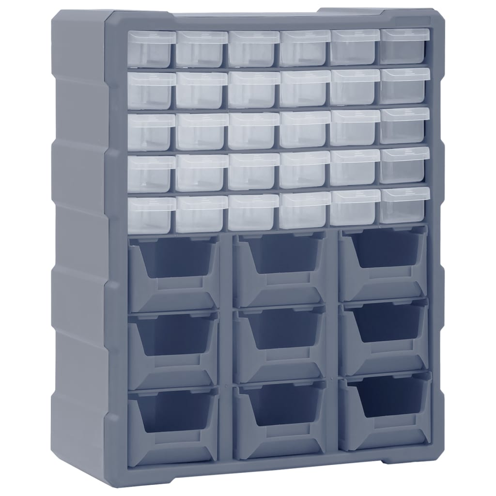 vidaXL Organizator cu 39 de sertare, 38x16x47 cm vidaXL Organizator cu 39 de sertare, 38x16x47 cm