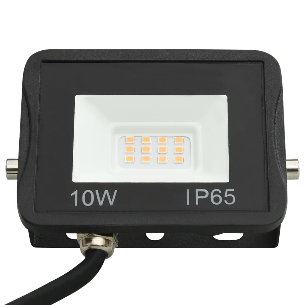 vidaXL Proiector cu LED, alb cald, 10 W vidaXL Proiector cu LED, alb cald, 10 W