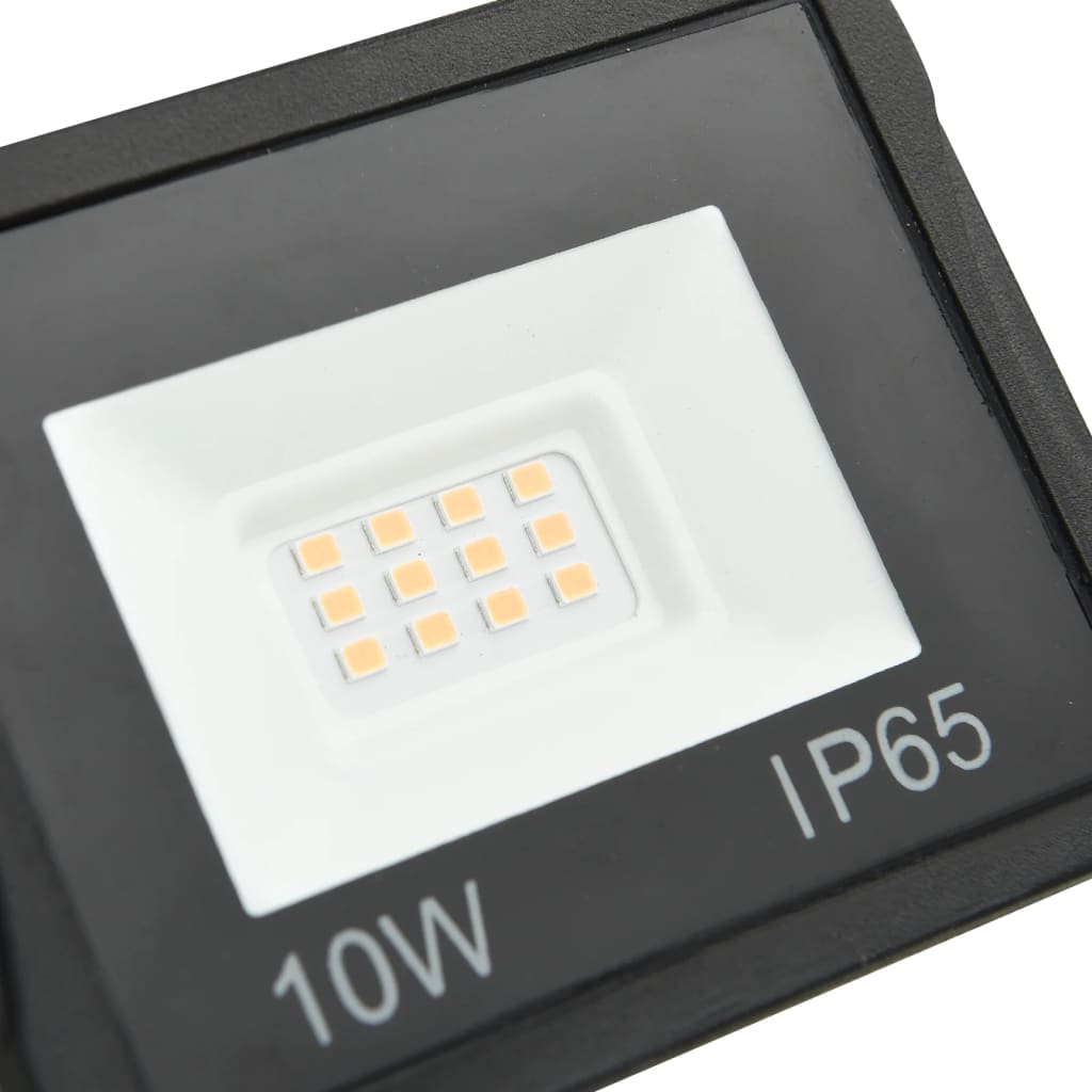 vidaXL Proiector cu LED, alb cald, 10 W vidaXL Proiector cu LED, alb cald, 10 W