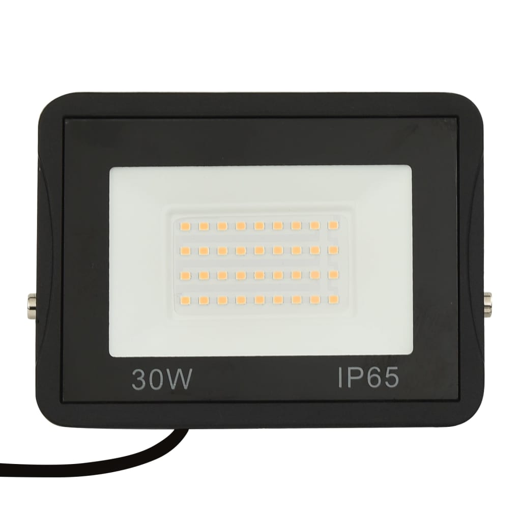 vidaXL Proiector cu LED, alb cald, 30 W vidaXL Proiector cu LED, alb cald, 30 W