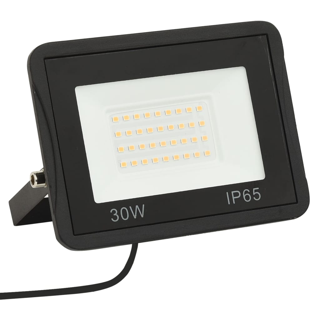 vidaXL Proiector cu LED, alb cald, 30 W vidaXL Proiector cu LED, alb cald, 30 W