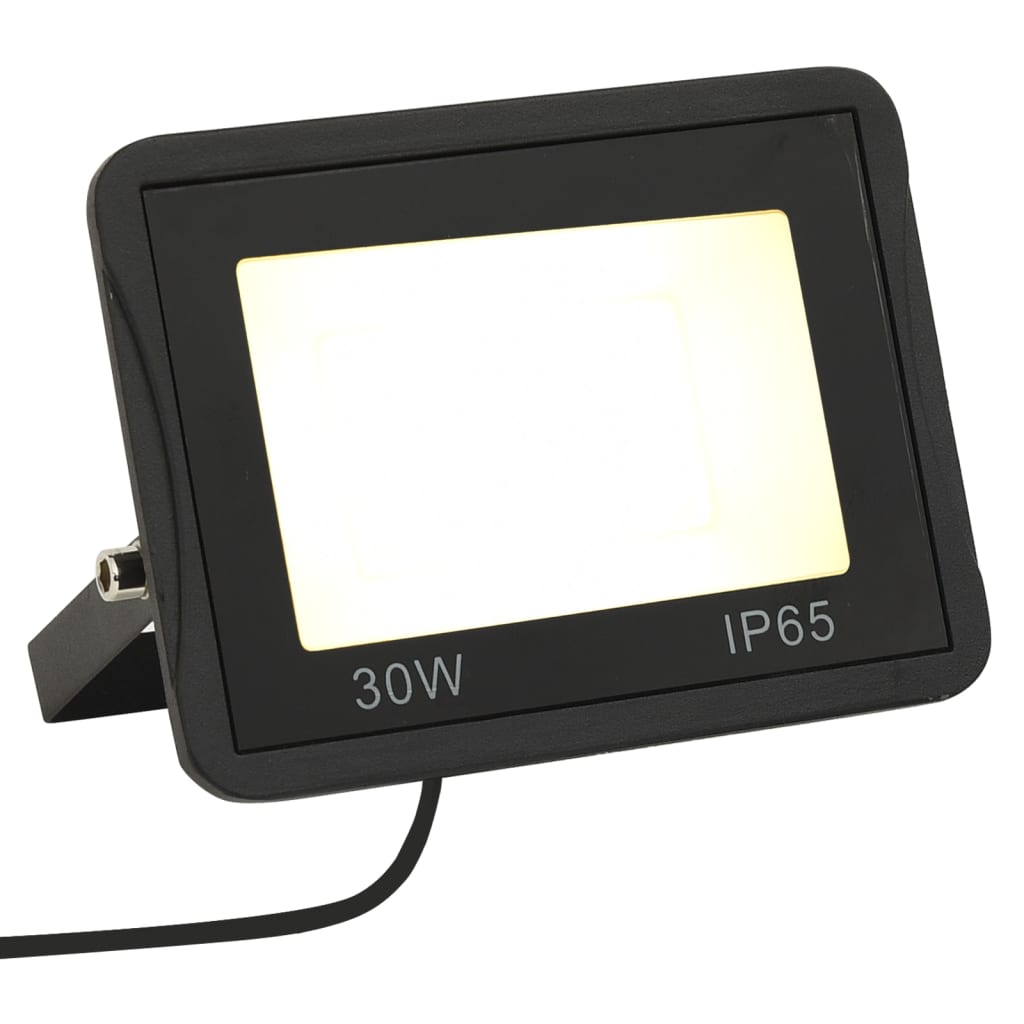 vidaXL Proiector cu LED, alb cald, 30 W vidaXL Proiector cu LED, alb cald, 30 W
