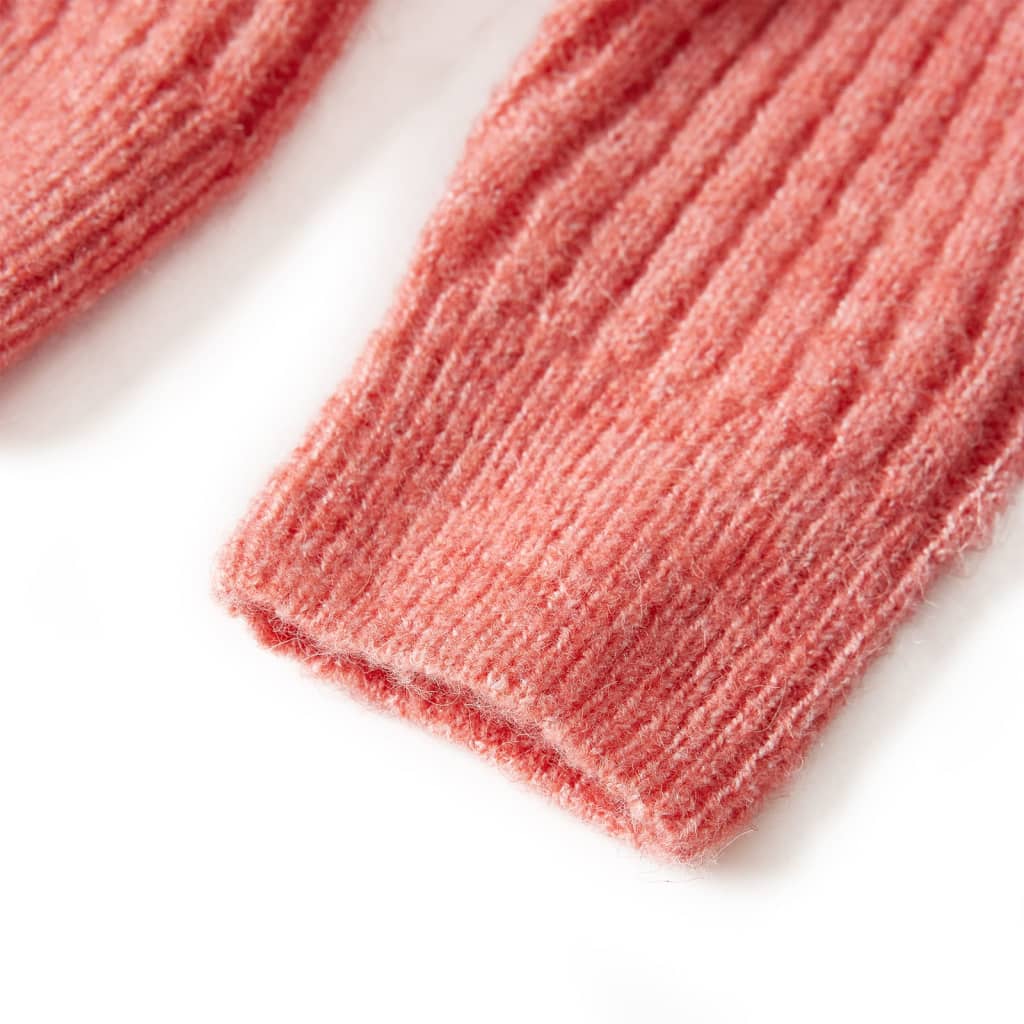 Cardigan tricotat pentru copii, roz mediu, 140