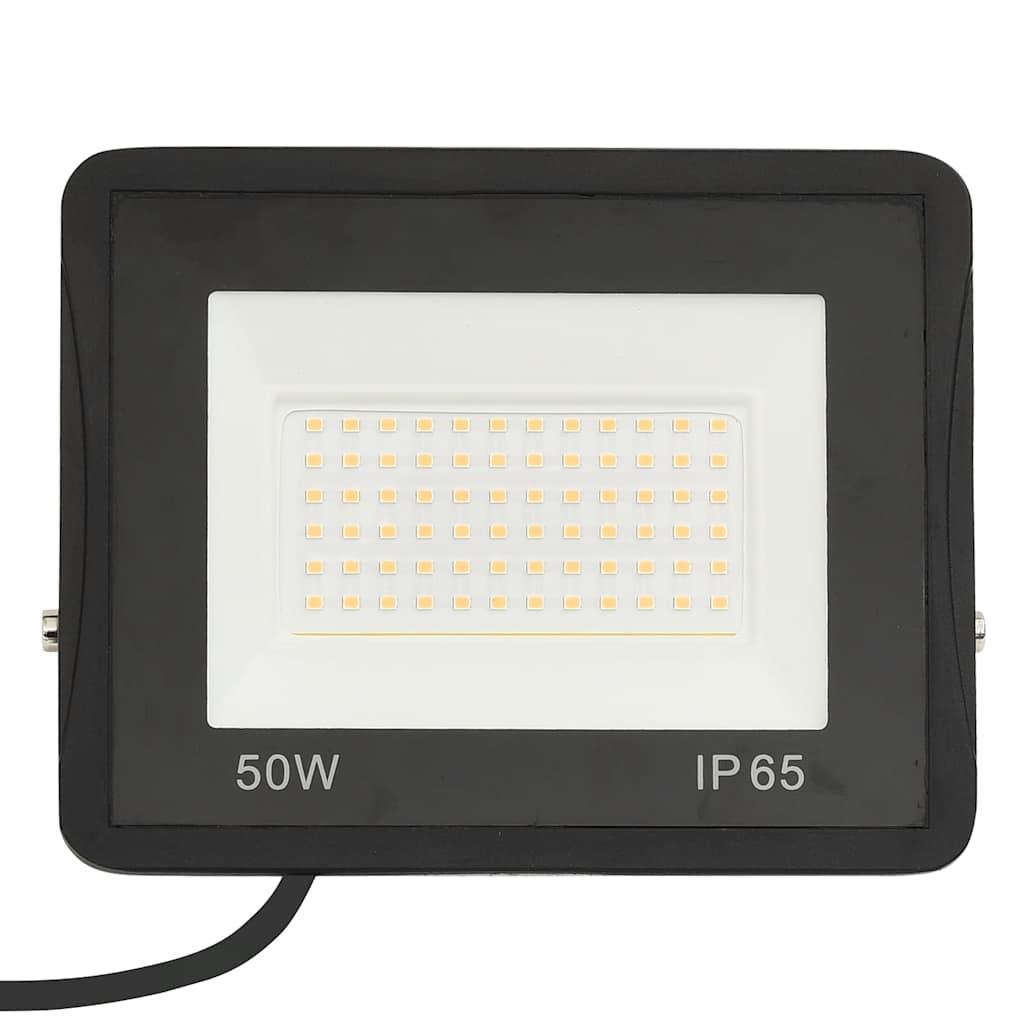 vidaXL Proiectoare cu LED, 50 W, 2 buc., alb cald