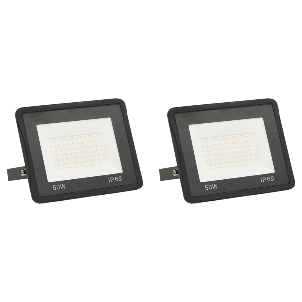 vidaXL Proiectoare cu LED, 50 W, 2 buc., alb rece