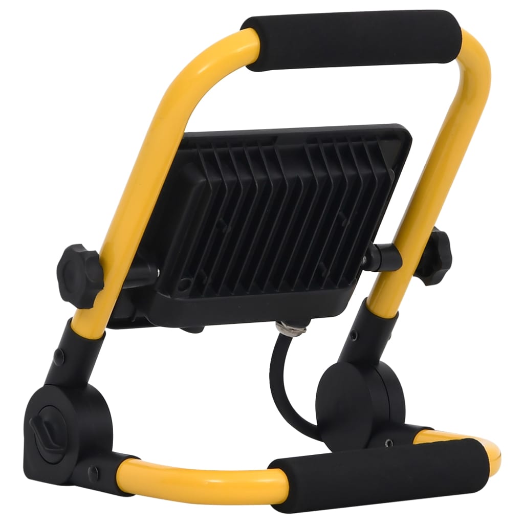 vidaXL Proiector cu LED și mâner, 30 W, alb cald vidaXL Proiector cu LED și mâner, 30 W, alb cald