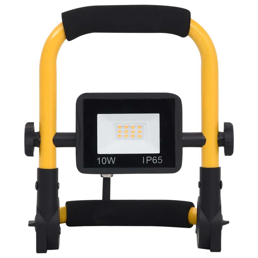 vidaXL Proiector cu LED și mâner, alb rece, 10 W