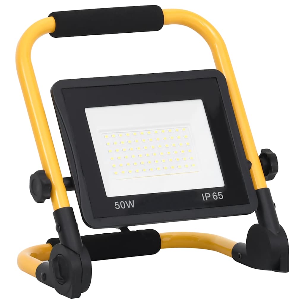 vidaXL Proiector cu LED și mâner, alb rece, 50 W