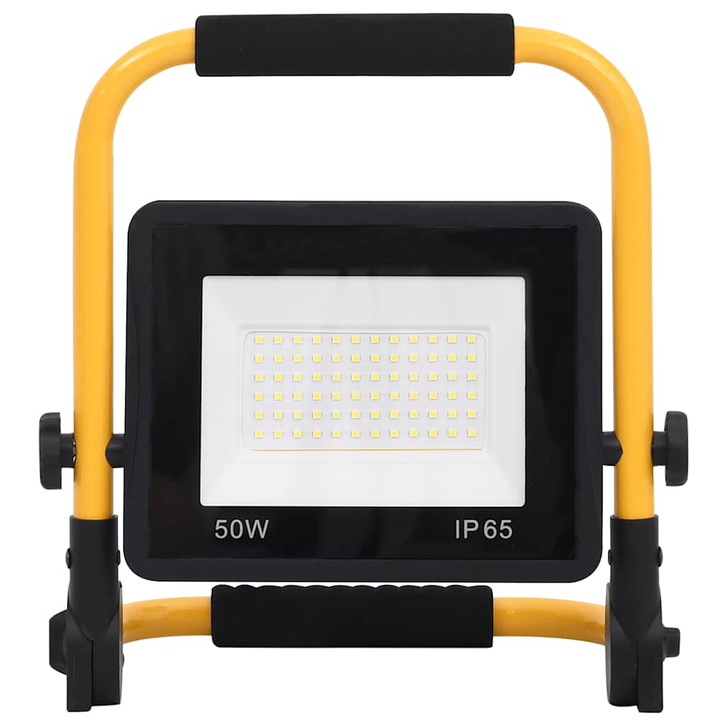 vidaXL Proiector cu LED și mâner, alb rece, 50 W