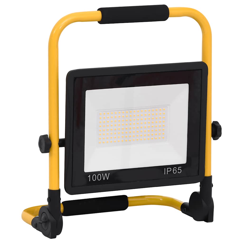 vidaXL Proiector cu LED și mâner, alb rece, 100 W
