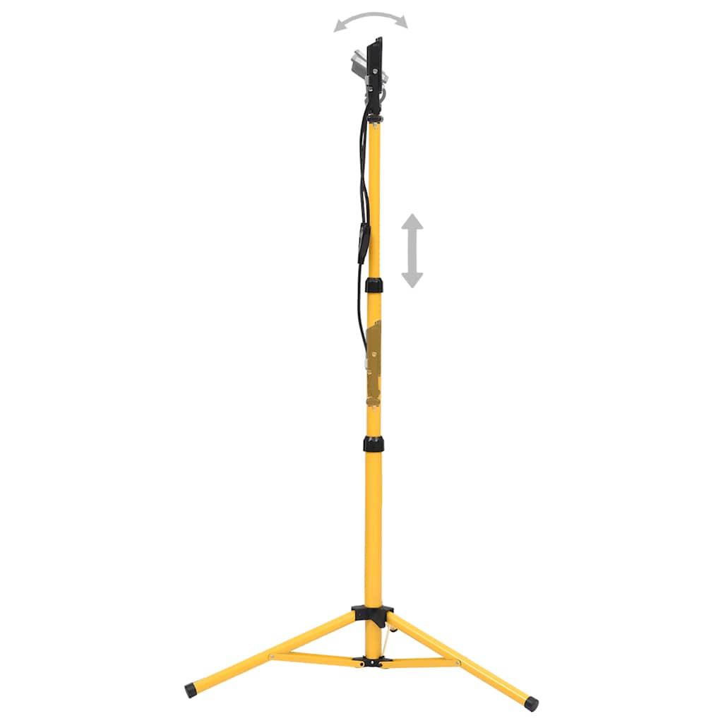 vidaXL Proiector cu LED și trepied, 2x50 W, alb cald