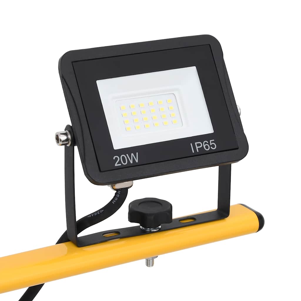 vidaXL Proiector cu LED și trepied, 2x20 W, alb rece vidaXL Proiector cu LED și trepied, 2x20 W, alb rece