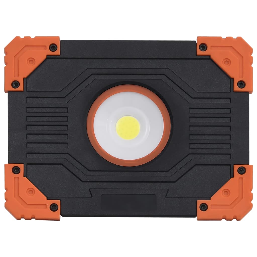 vidaXL Reflector portabil cu LED, 10 W, alb rece, ABS vidaXL Reflector portabil cu LED, 10 W, alb rece, ABS