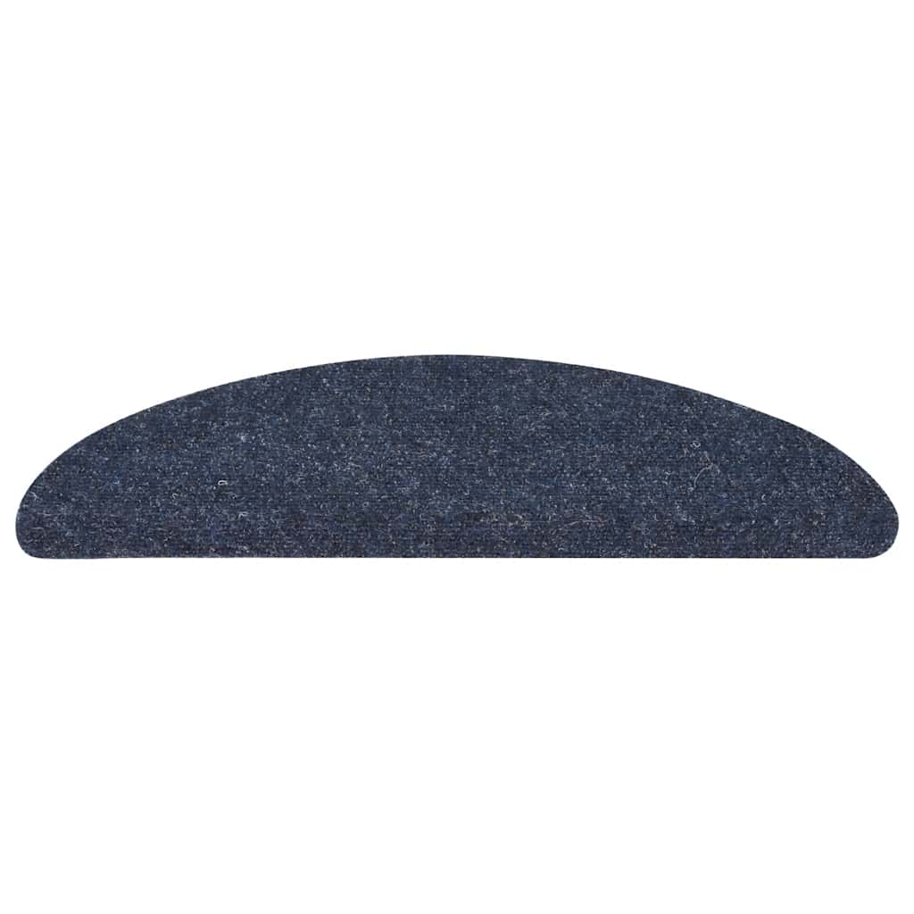 vidaXL Covorașe autoadezive pentru scări, 10 buc., 56x17x3 cm, semirotunde, albastre vidaXL Covorașe autoadezive pentru scări, 10 buc., 56x17x3 cm, semirotunde, albastre