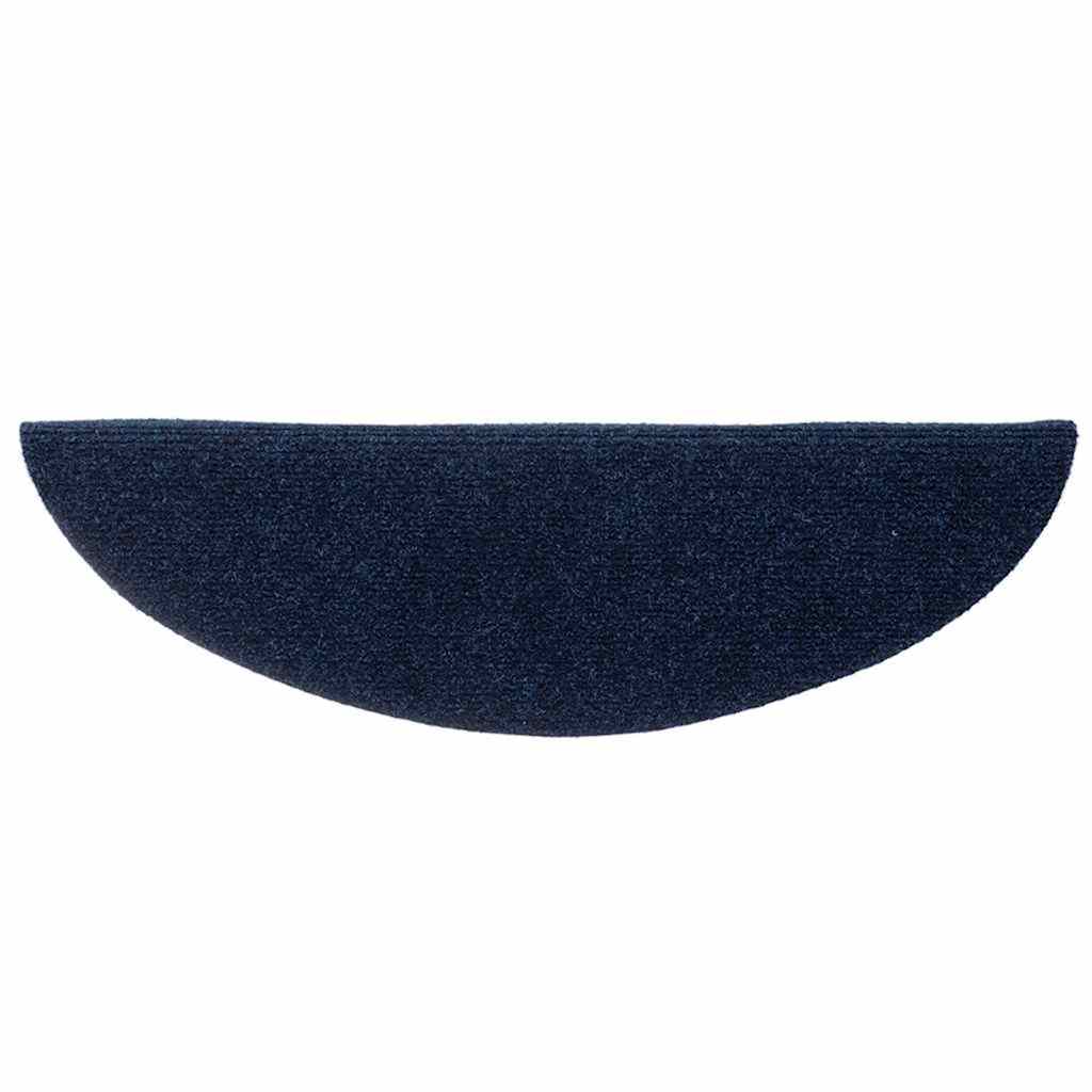 vidaXL Covorașe autoadezive pentru scări, 10 buc., 56x17x3 cm, semirotunde, bleumarin vidaXL Covorașe autoadezive pentru scări, 10 buc., 56x17x3 cm, semirotunde, bleumarin