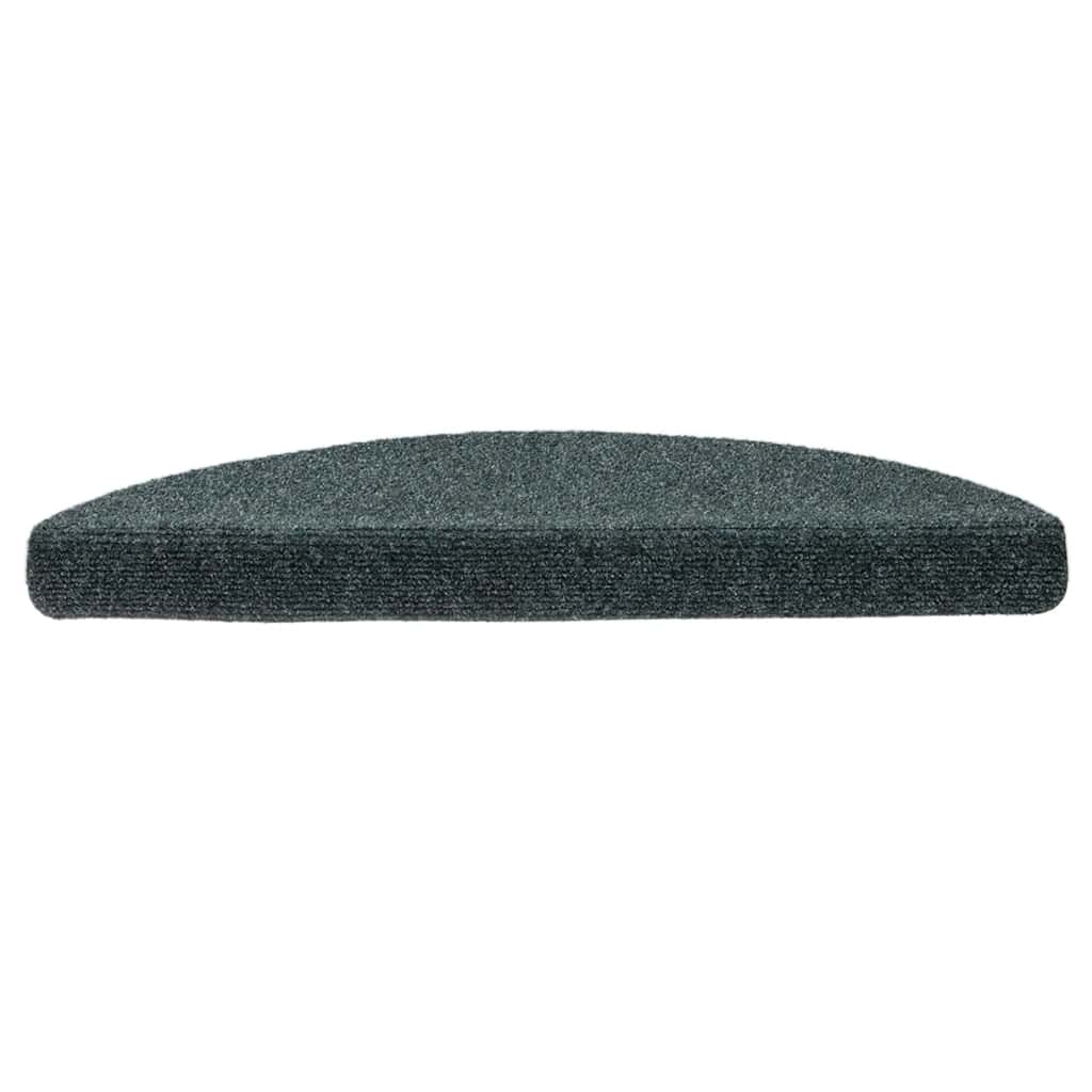 vidaXL Covorașe autoadezive pentru scări, 5 buc., 56x17x3 cm, verde, semirotunde vidaXL Covorașe autoadezive pentru scări, 5 buc., 56x17x3 cm, verde, semirotunde