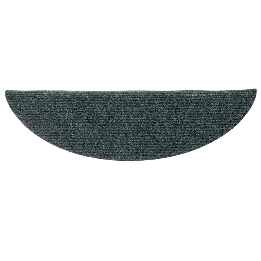 vidaXL Covorașe autoadezive pentru scări, 10 buc., 56x17x3 cm, semirotunde, verzi vidaXL Covorașe autoadezive pentru scări, 10 buc., 56x17x3 cm, semirotunde, verzi
