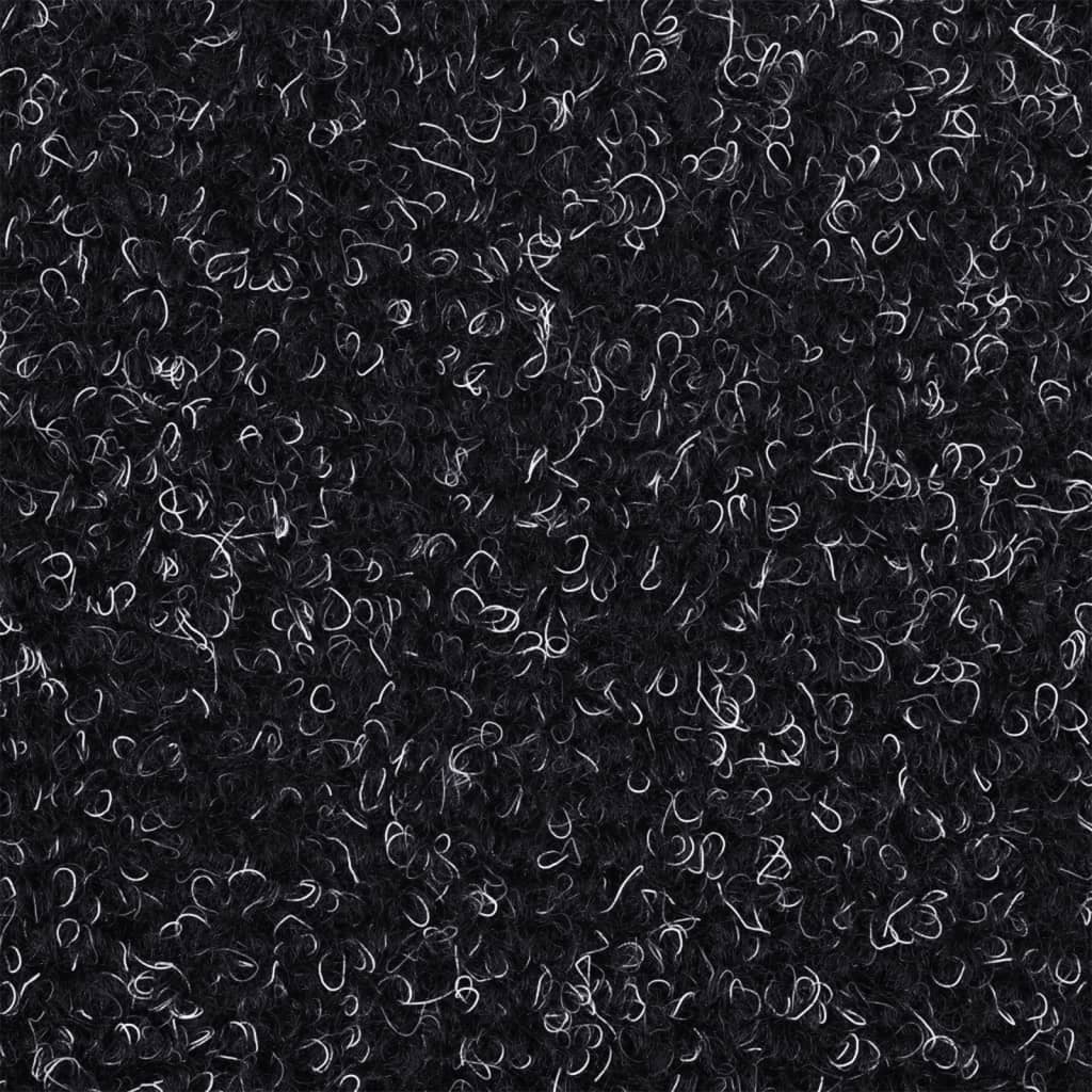 vidaXL Covorașe autoadezive pentru scări, 5 buc., 65x21x4 cm, negru, semirotunde, mari vidaXL Covorașe autoadezive pentru scări, 5 buc., 65x21x4 cm, negru, semirotunde, mari