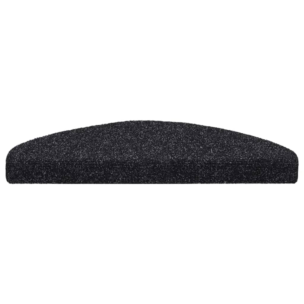 vidaXL Covorașe autoadezive pentru scări, 10 buc., 65x21x4 cm, negru, semirotunde, mari vidaXL Covorașe autoadezive pentru scări, 10 buc., 65x21x4 cm, negru, semirotunde, mari