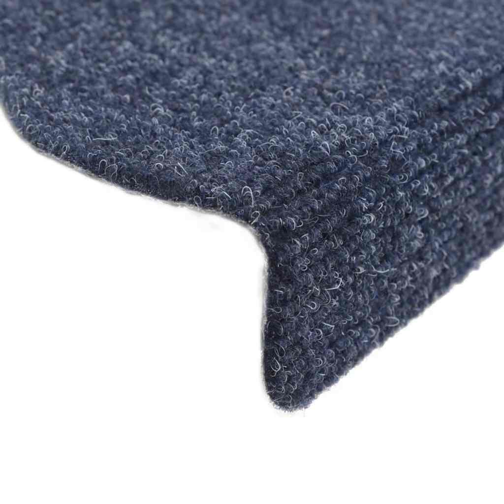 vidaXL Covorașe autoadezive pentru scări, 5 buc., 65x21x4 cm, albastru, semirotunde, mari vidaXL Covorașe autoadezive pentru scări, 5 buc., 65x21x4 cm, albastru, semirotunde, mari