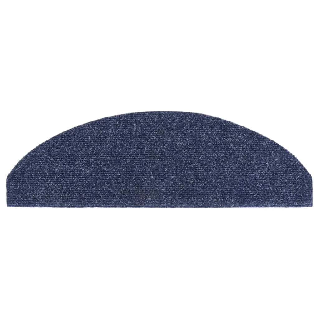 vidaXL Covorașe autoadezive pentru scări, 10 buc., 65x21x4 cm, albastru, semirotunde, mari vidaXL Covorașe autoadezive pentru scări, 10 buc., 65x21x4 cm, albastru, semirotunde, mari