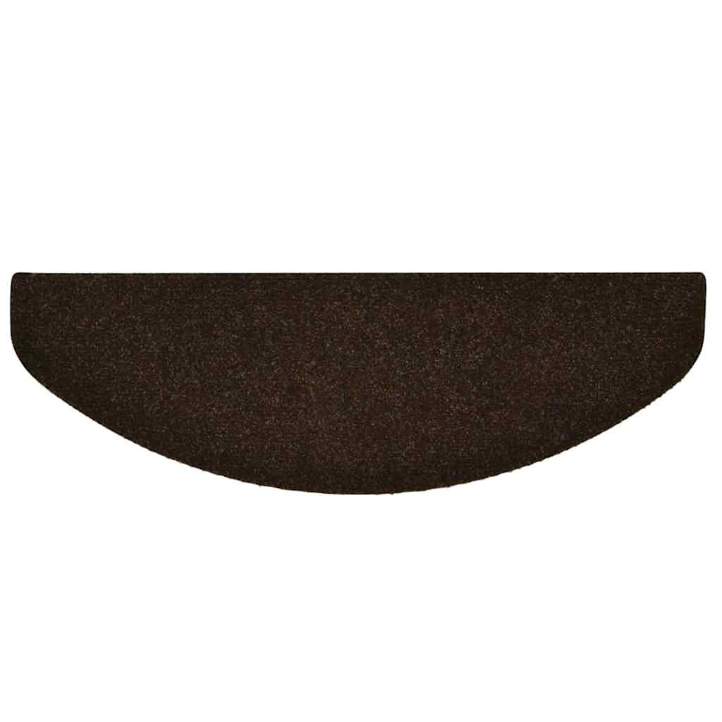 vidaXL Covorașe autoadezive pentru scări, 5 buc., 65x21x4 cm, maro, semirotunde, mari vidaXL Covorașe autoadezive pentru scări, 5 buc., 65x21x4 cm, maro, semirotunde, mari