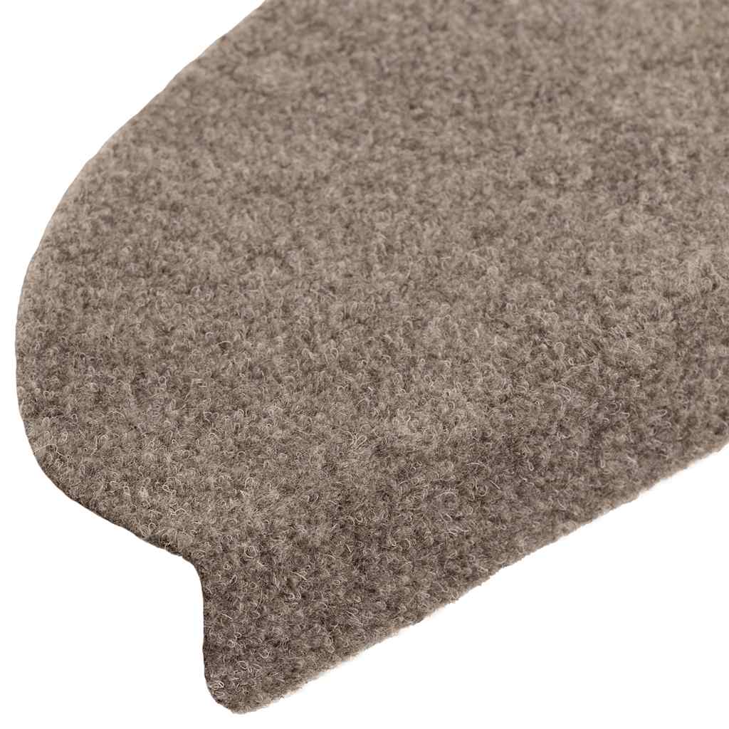 vidaXL Covorașe autoadezive pentru scări, 10 buc., 65x21x4 cm, bej, semirotunde, mari vidaXL Covorașe autoadezive pentru scări, 10 buc., 65x21x4 cm, bej, semirotunde, mari
