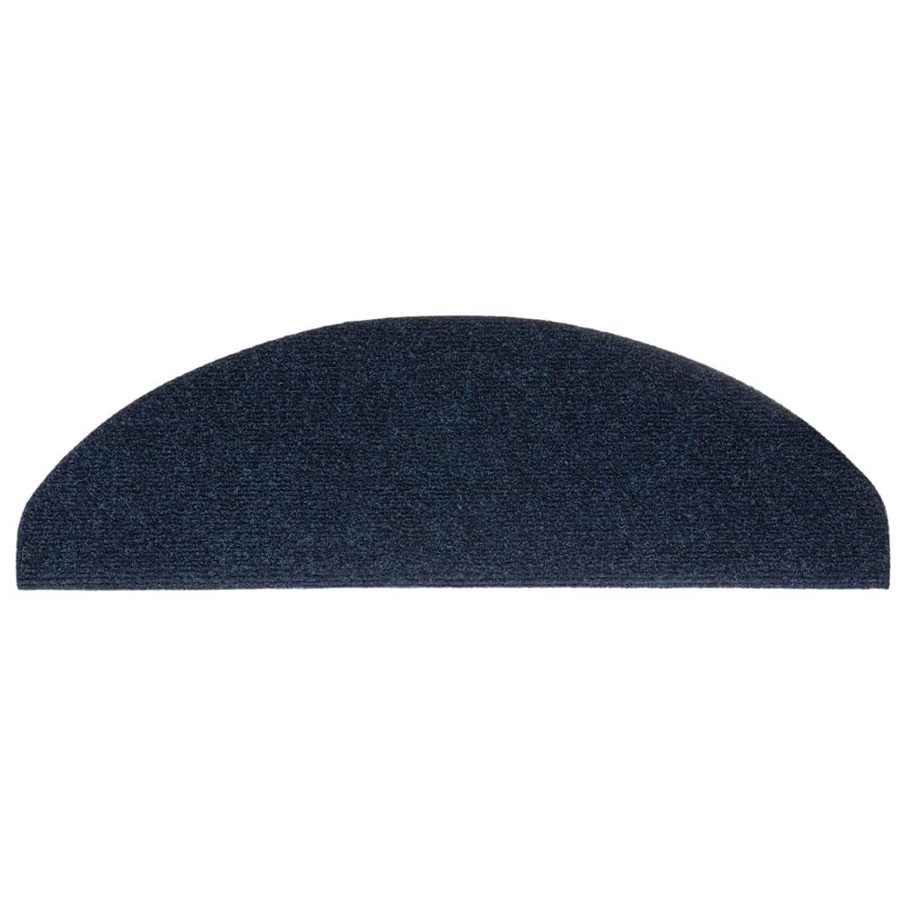 vidaXL Covorașe autoadezive pentru scări, 5 buc., 65x21x4 cm, bleumarin, semirotunde, mari vidaXL Covorașe autoadezive pentru scări, 5 buc., 65x21x4 cm, bleumarin, semirotunde, mari