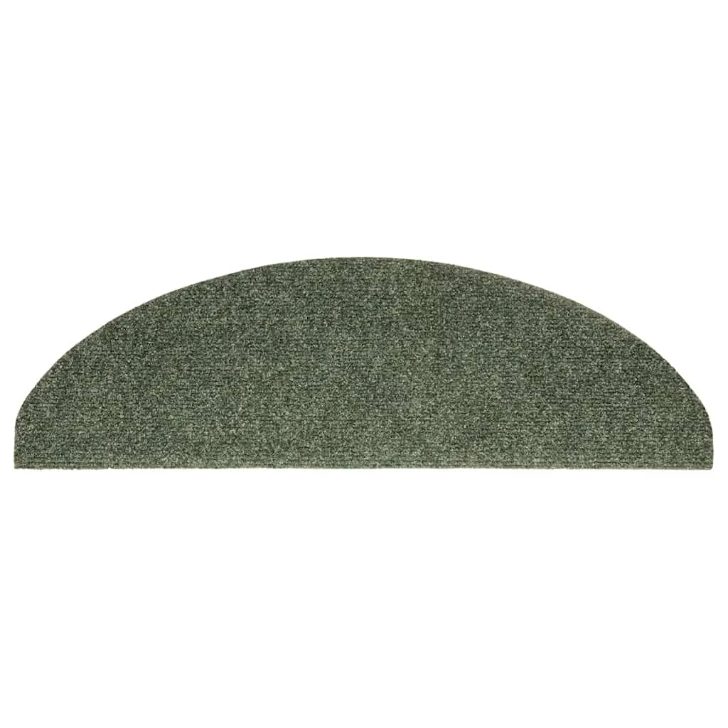 vidaXL Covorașe autoadezive pentru scări, 5 buc., 65x21x4 cm, verde, semirotunde, mari vidaXL Covorașe autoadezive pentru scări, 5 buc., 65x21x4 cm, verde, semirotunde, mari