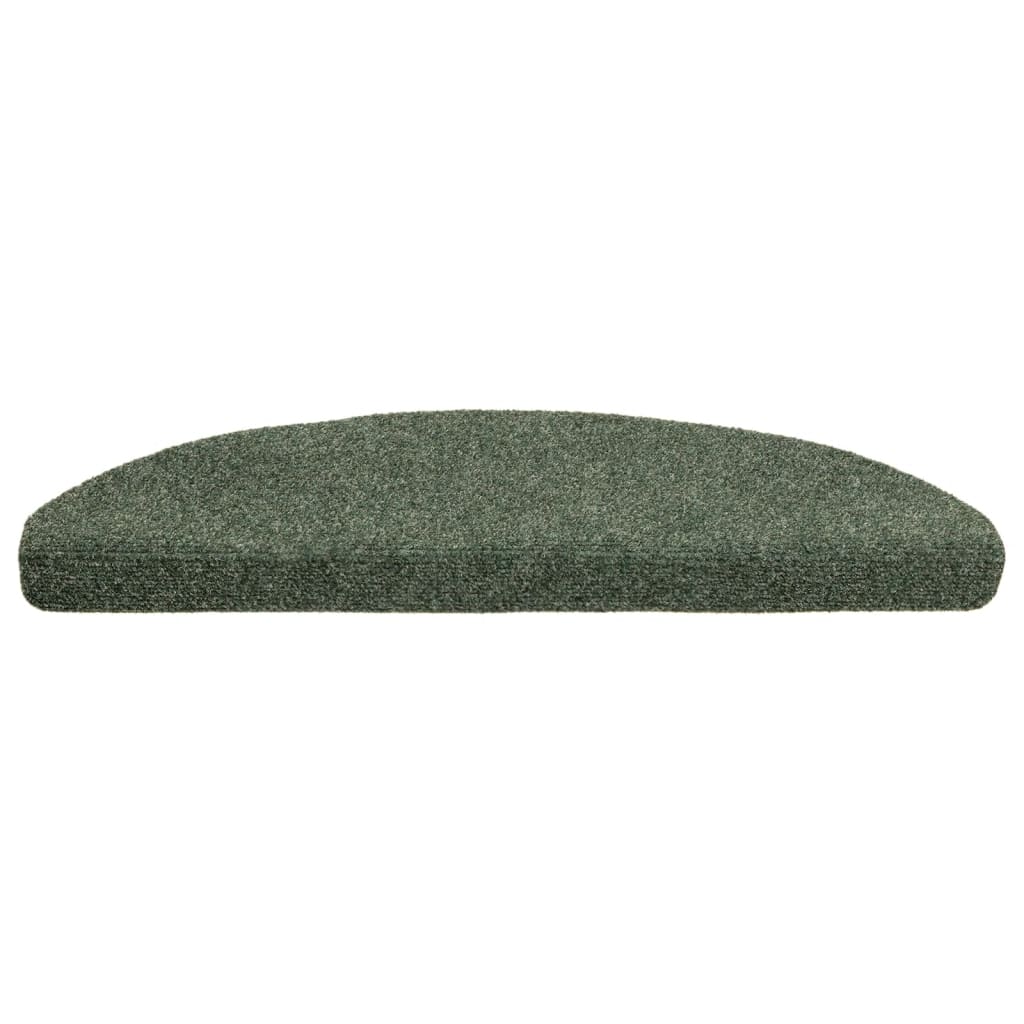 vidaXL Covorașe autoadezive pentru scări, 10 buc., 65x21x4 cm, verde, semirotunde, mari vidaXL Covorașe autoadezive pentru scări, 10 buc., 65x21x4 cm, verde, semirotunde, mari