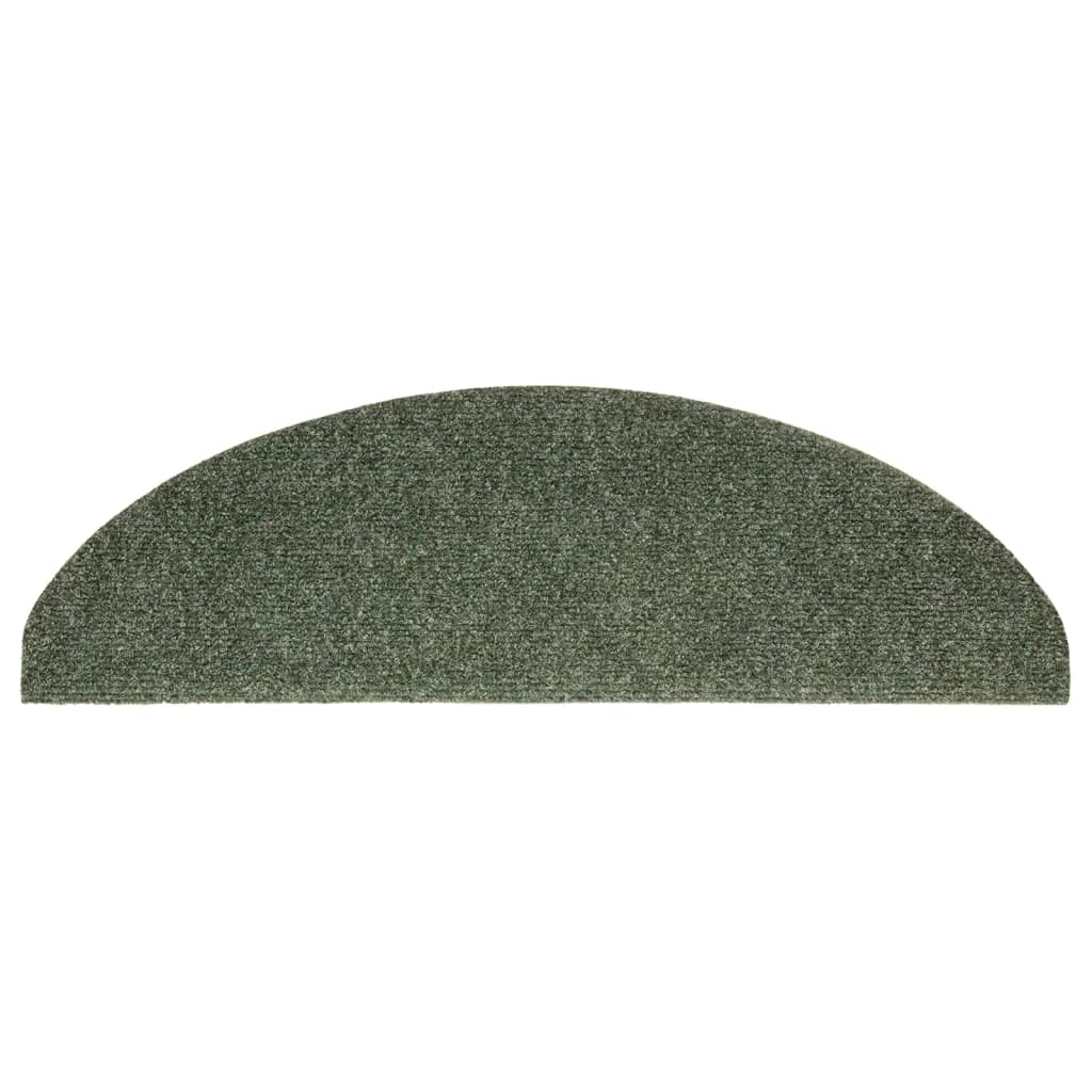 vidaXL Covorașe autoadezive pentru scări, 10 buc., 65x21x4 cm, verde, semirotunde, mari vidaXL Covorașe autoadezive pentru scări, 10 buc., 65x21x4 cm, verde, semirotunde, mari